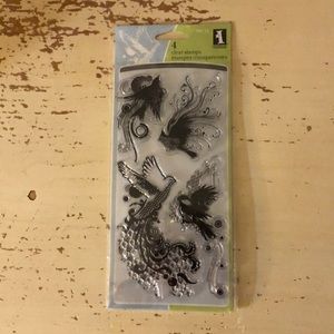 Morphic Birds Clear Stamps